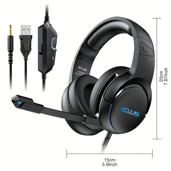 COLUSI C600 AUX Wired Gaming Headset (Xbox, PlayStation, PC) - Picture 3 of 16